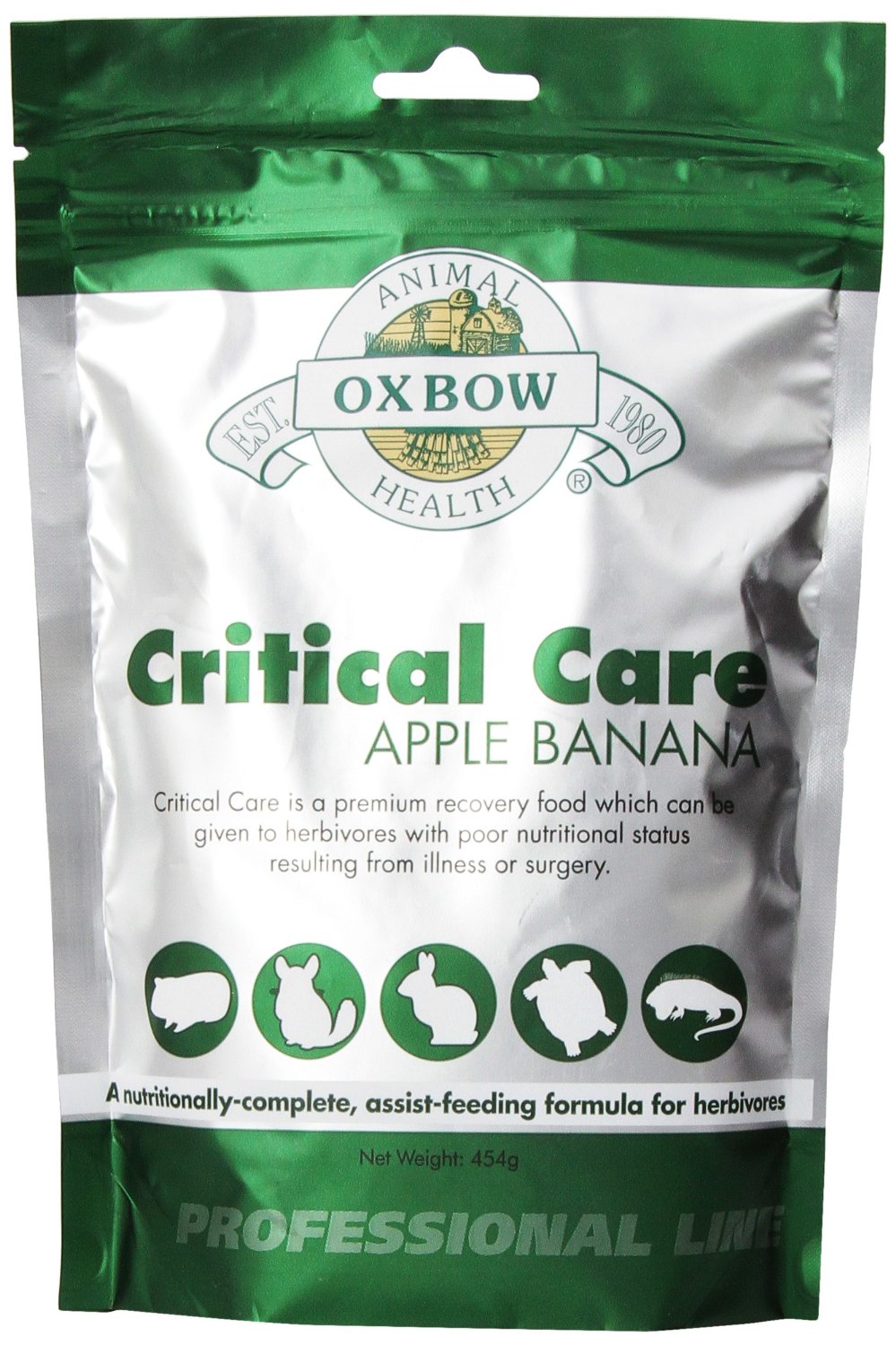 Oxbow Critical Care 454g Apple and Banana The Unusual Pet Vets